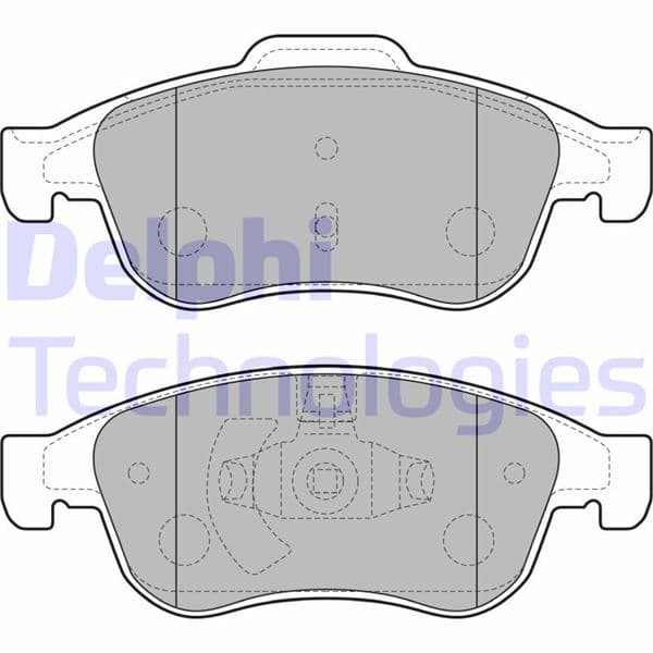 Ön Fren Balatası Megane III 09> Scenic III 09>FLUENCE 10>DUSTER 10> Lodgy 12> Captur I 13>1.5 dCi 1.6 16V