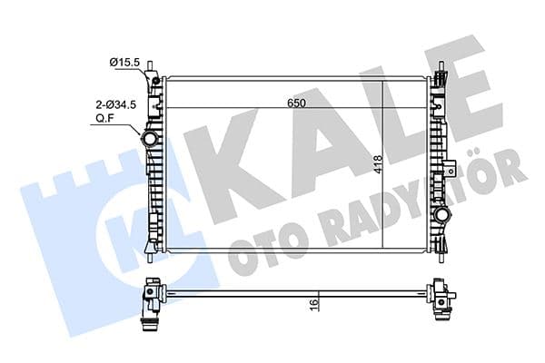 Motor Su Radyatörü Astra L 21> Combo E 19> Grandland 17> Zafira Life 19> Vivaro C 19> Jumpy III 16> C4 18> C5 18> Berlingo 18> Expert 16> 508 18> 5008 16> 308 14> 3008 16> DS4 21> DS7 1.2-1.5-1.6-2.0