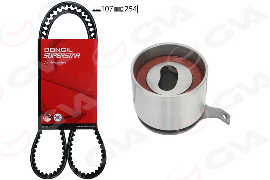 Triger Kayış Seti Eksantrik Seti Daewoo Damas Matiz 0.8L 3 Silindir 95-00 / Tico 0.8L F8C Tek E Ksantrik 95-> 1 Kayış 1 Rulman 107x250