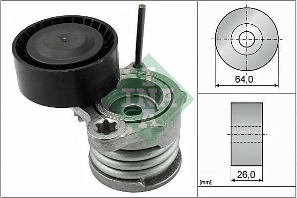 Kayış Gergi Rulmanı BMW N47 M47 M57 E87 E90 E91 E92 E93 Kutuklu