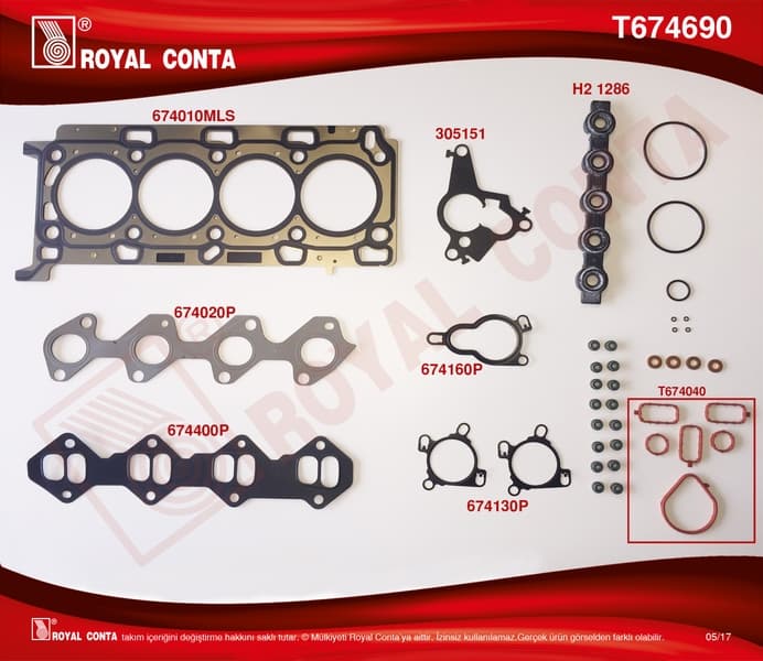 Üst Takım Conta SKC Li Subap Lastikli Master III 2.3 dCi 11 > Movano 2.3 Cdti 10 > M9T