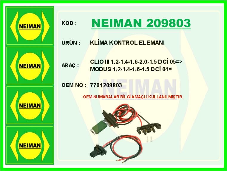 Klima Kontrol Elemanı Clio III 1.2-1.4-1.6-2.0-1.5 dCi 05 > Modus 1.2-1.4-1.6-1.5 dCi 04