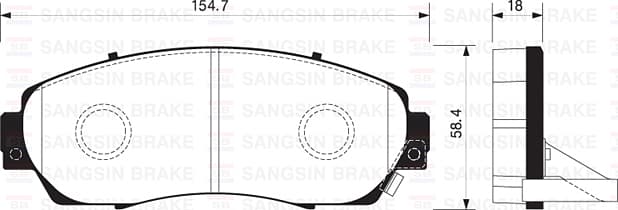 Ön Fren Balata Honda CR-V 1.6L N16A2 İ-Dtec Dizel Otomatik Vites 4x4 RE6 Kasa 13-> - Aşınma İkaz Soketli
