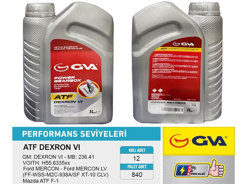 Otomatik Şanzıman Yağı Atf Dexron VI Kırmızı 1 LT