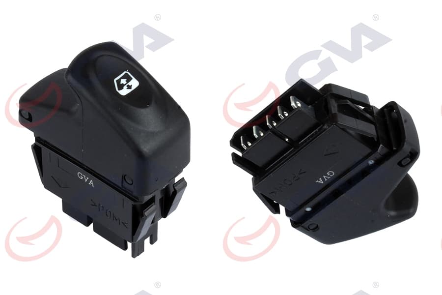 Cam Açma Anahtarı Sol Megane I-Clio II 98-05 5 Fiş-Tekli