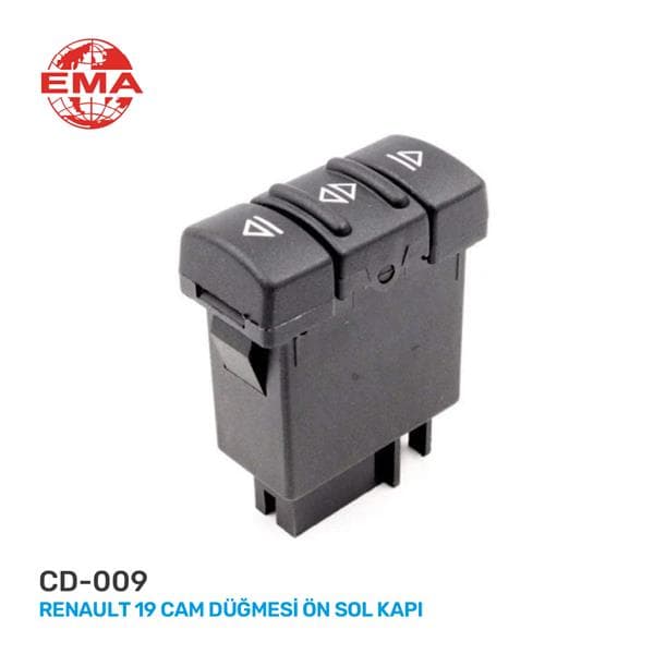 Cam Açma Anahtarı Sol Renault 19 - Master Tekli