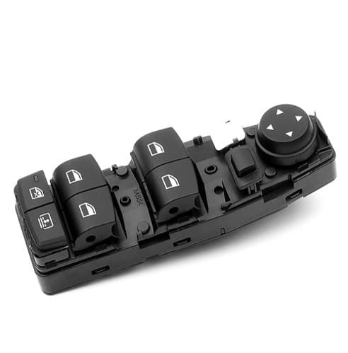 Cam Açma Salteri Ön Sol Siyah. Perdeli BMW F30 F35 F80 F07 F10 F11 F06