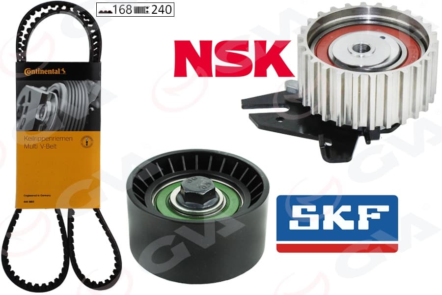 Eksantrik Gergi Kiti Punto-Stilo 1.8 16V 98 > Alfa Romeo 145-146-156-Spider 1.8-2.0 16V K035429XS