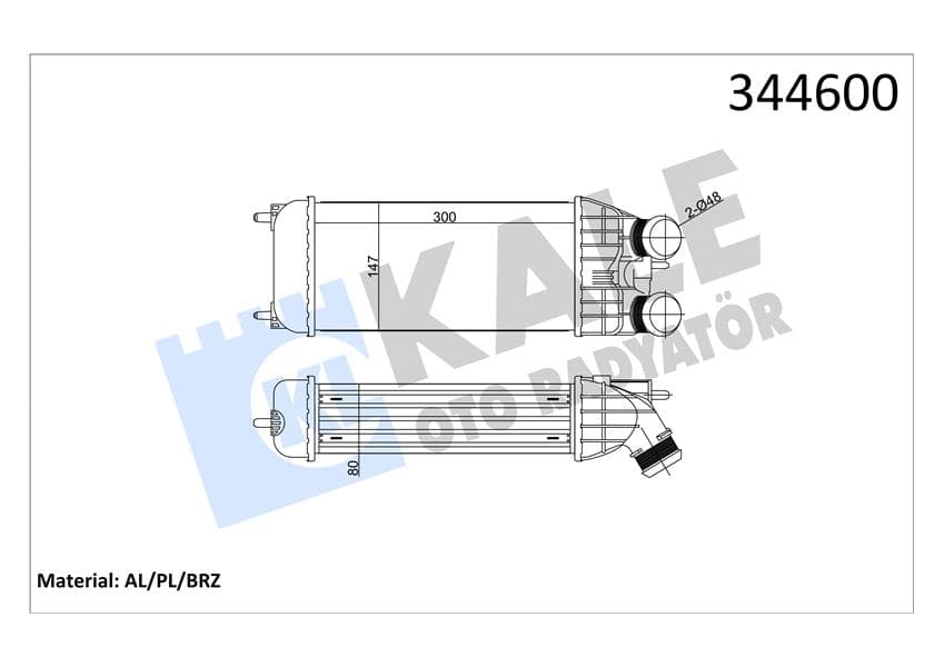 Turbo Radyatörü İntercool 301 207 208 2008 DS3 C-Elysee S3 III C3 IV C4 Cactus DV6DTED DV6C 12>
