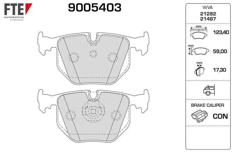 Fren Balatası Arka BMW E38 E46 E53 E83 E85 E86 E39 E85 E52 . Land Rover Range Rover III L322 Fte