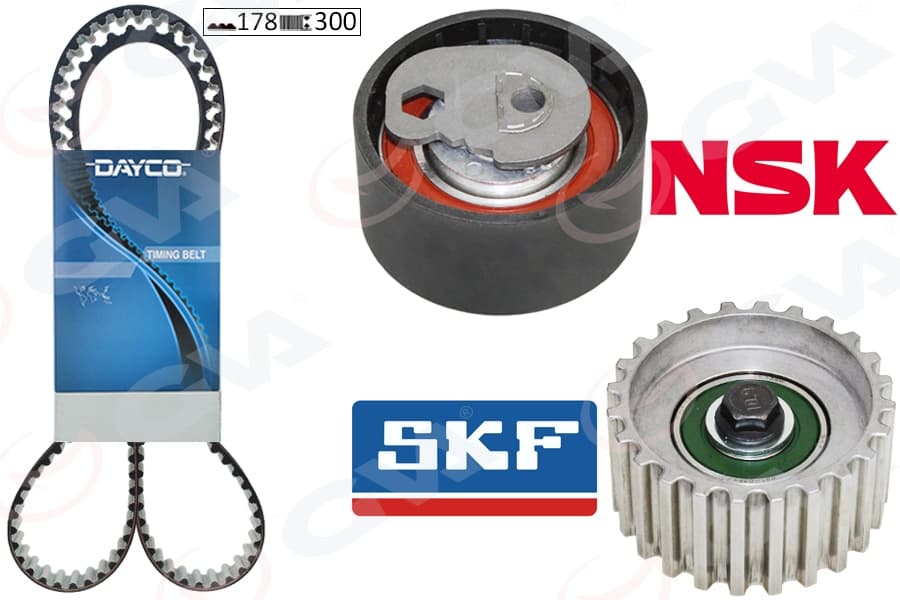 Eksantrik Gergi Kiti 178x300 Ducato 2.3D- JTD 06 > Daily II-III 02 > F1AE0481C Dayco Kayış
