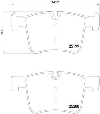 Fren Balatası Ön BMW F20 F21 F22 F23 F30 F31 F34 F35 F32 F33 F36