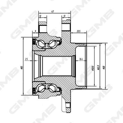 Ön Teker Poryasi Kit Renault Megane IV 15> Scenic IV 15> Talisman 15> Nissan Qashqai II 13> Abs Se Nsörlü