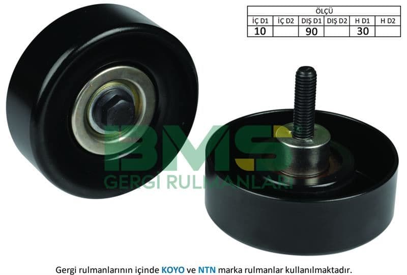 Alternatör Gergi Rulmanı Fiesta 1.8DI 00- -Focus 1.8TDCI-1.8DI-1.8TDDI 98-04 -Tourneo Connect 1.8D