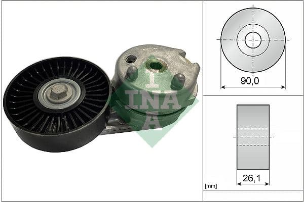 Kayış Gergi Rulmanı Land Rover Discovery IV L319 Range Rover L405 L320 L494 Kutuklu