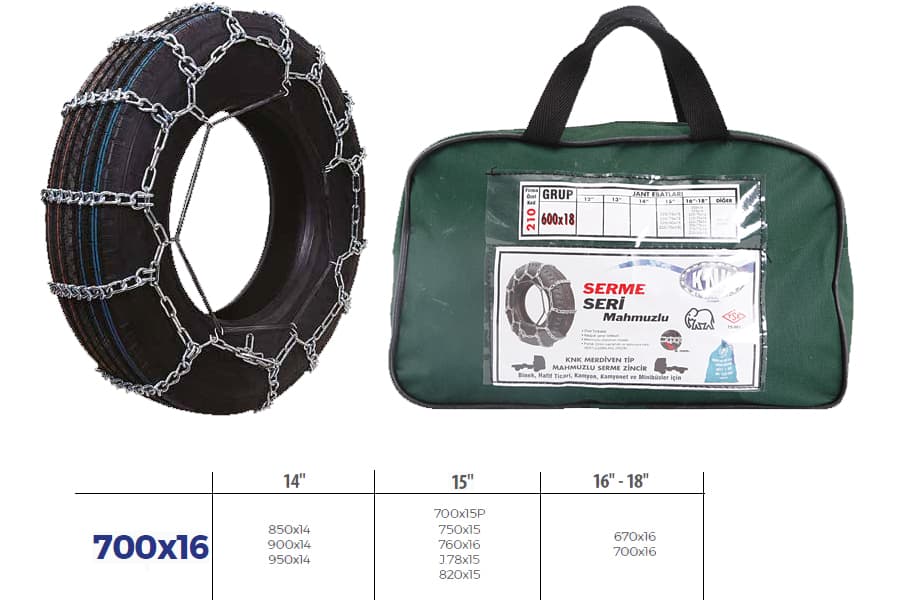 Patinaj Zinciri Minibüs Ve Kamyonet Serme 215X75X16 Zincir Ebatlari İçin Resime Bakiniz