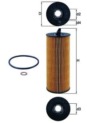 Yağ Filtresi BMW N47 E81 E82 E87 E88 E90 E60 F10 F01 E84 E83 E70 E71 F15 F16