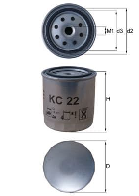 Yakıt Filtresi Mercedes OM615 OM616 OM617 W123 S123 C123 W460