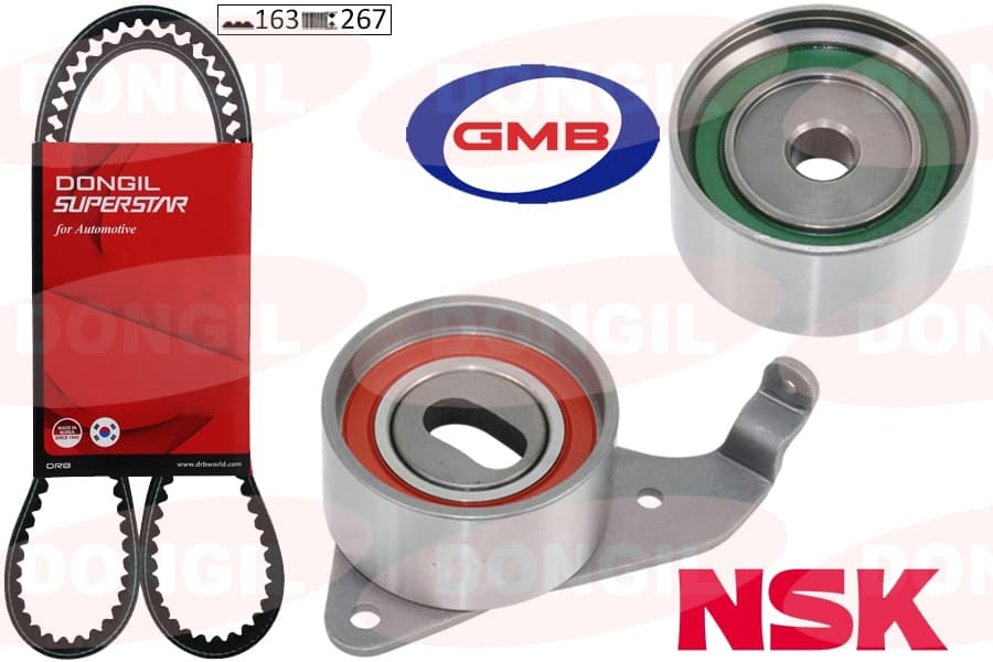 Triger Kayış Seti Eksantrik Seti Toyota Avensis 2.0L 3S-Fe ST220 98-00 / Corona 2.0L 3S-F 3S-Fe ST 171 ST191 89-94 / Carina E 2.0L 3S-Fe ST191E 95-98 / RAV4 2.0L 3S-Fe SXA10 95-00 1 Kayış 2 Rulman