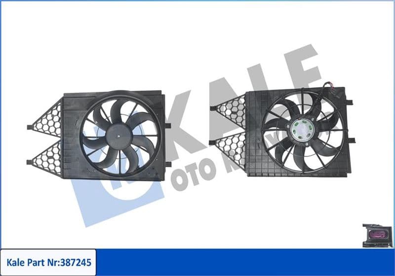 Fan Grubu Seat Cordoba 02<09-İbiza IV 08<16-Toledo IV 12<19-Scoda Fabia I-II 99<08-Rapid 12<19-Volks Wagen Polo 09> 1.2 1.4-1.9TDI 1.4-1.6 16V 250-80W 394MM 12V Davlumbazli Fan Motoru