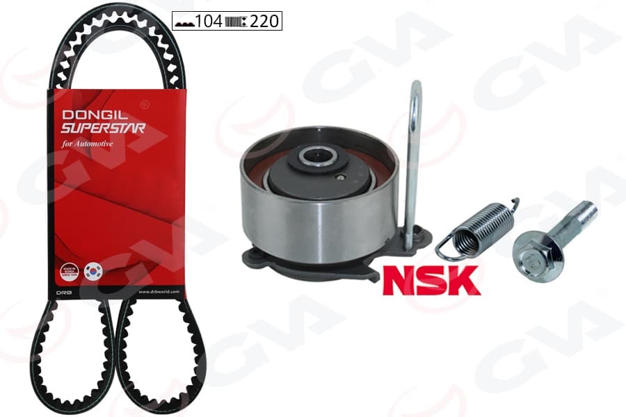 Triger Kayış Seti Eksantrik Seti Honda Civic 1.4L D14Z6 1.6L D16V1 D16W7 Vtec Ep Es Eu 01-05 1 Kayış 1 Rulman 1 Yay