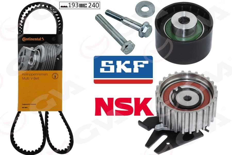 Eksantrik Gergi Kiti Fiat Doblo 01> Brava 96>01 Bravo 96>01 Palio 00> Marea 96> 1.9TD 193x240