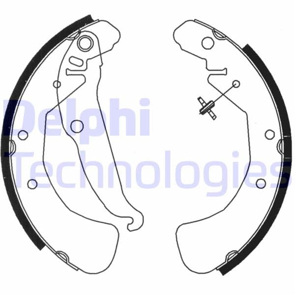 Arka Fren Papuç Balatası Astra G 98-05 Astra H 04> Combo C 01>