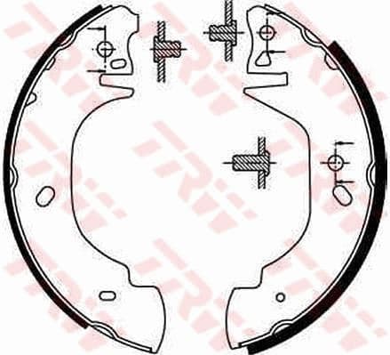 Arka Pabuç Balata Transit T12 2.0 2.5DI 2.5TD 94-00 254x52