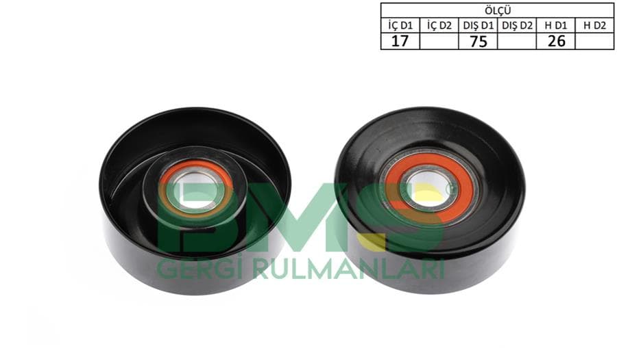 V Kayış Gergi Rulmanı Kütüksüz P207-P308-P3008-P508-P5008-Partner-Berlingo-C3-C4-C5-DS3-DS4-DS5 1. 6 THP VTi BMW F20 F30 Mini R55 R56 R57 R60