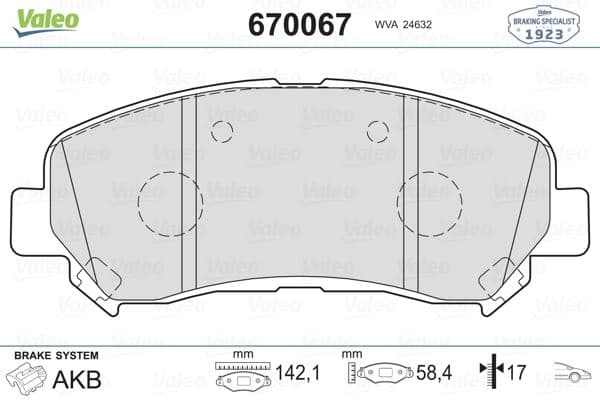 Ön Fren Balata Nissan Qashqai 1.5L dCi K9K Dizel 1.6L 2.0L HR16 HR20 J10 06-13 / X-Trail 2.0L QR20 T 31 07-> 2.0L M9R T31 Dizel 07-> / Koleos 2.0 dCi 08 >
