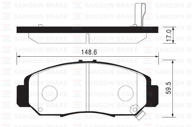 Ön Fren Balata Honda Civic 1.6L R16A2 Vtec Sedan FD6 06-11 / 1.8L R18A2 FD7 06->
