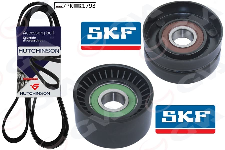 Alternatör Gergi Kiti Kütüksüz Master II 1.9-2.5 dCi 02 > Laguna II 1.9 dCi-2.0 16V 02 > K017PK1793