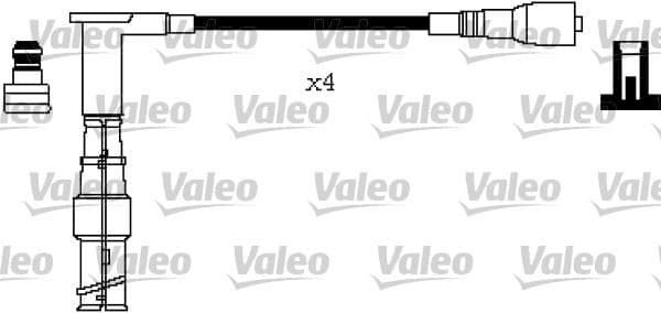 Atesleme Kablosu Seti Mercedes M111 W202 W124 S124 C124