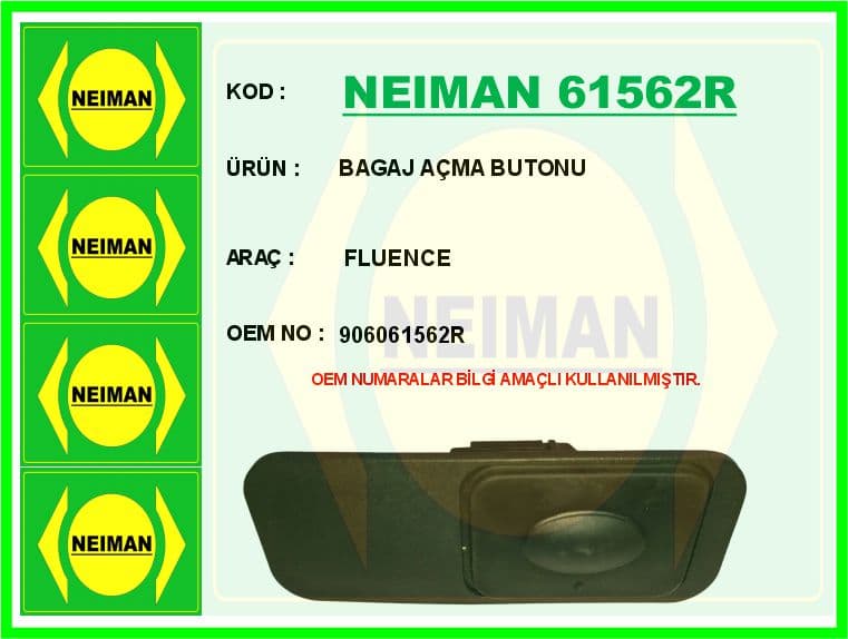 Bagaj Açma Butonu Fluence