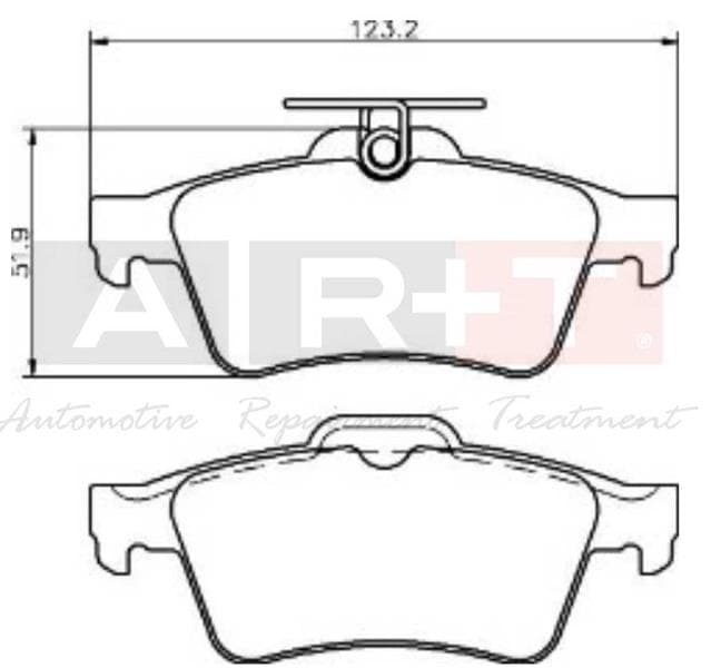 Arka Balata Focus II Cmax 03> Connect 02> Laguna III 07> Opel Vectra C 02> Signum 03> Citroen C5 08> Peugeot P508 10>18 1647875980-4254.A8