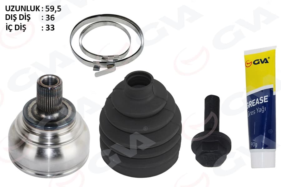 Aks Kafası Diş GOLF7-Jetta-Passat-A3 1.2 TSI-1.4 TSI-1.6 TDI 13- Cyva-CYVB-Cbza-CBZB-Cpva-Cpta-Clha-CLHB-Crka-CRKB 1.2 TSI-1.4 TSI-1.6 TDI