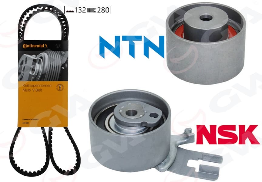 Eksantrik Gergi Kiti 132x280 Volvo C30 C70 S60 S80 V70 > XC60 XC70 XC90 2.4TDI 20V K015580XS