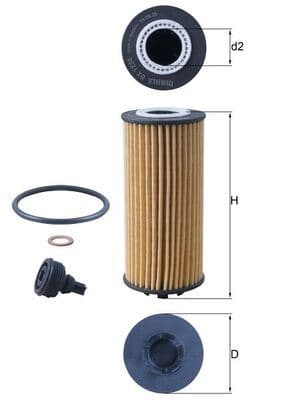 Yağ Filtresi BMW B37 B38 B47 B48 F40 F45 F46 F48 F39 Mini F54 F55 F56 F60