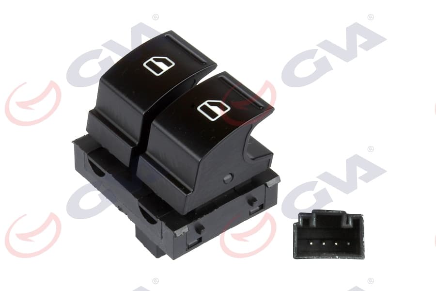 Cam Açma Anahtarı Sol Vwag Tüm Modeller 04-12 Çiftli