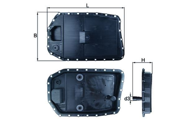 Otomatik Şanzıman Yağ Karteri GA6HP19 BMW E81 E87 E90 E93 E60 E64 E65 F01 F02 E84 E83 E70 E85 E89