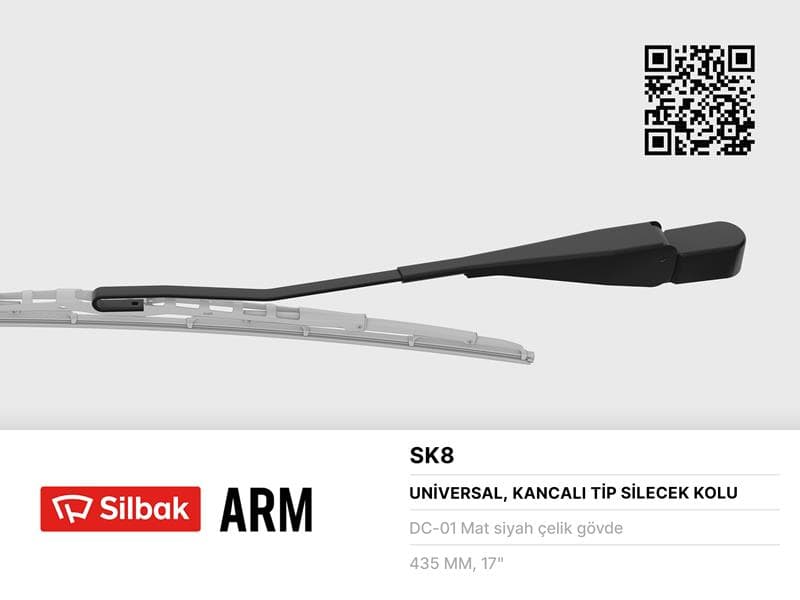 Silecek Kolu 385MM R12 TSW-Toros Arka Em