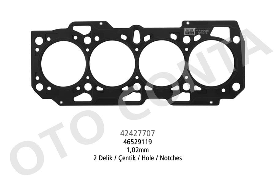 SKC 1.02 MM 2 Delik Doblo 1.9 D MLS Çok Katli Çelik