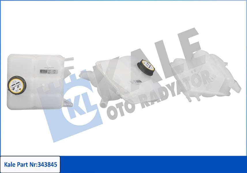 Radyatör Yedek Su Deposu Ford Focus-Cmax 04> 1.6 Benzinli Kapaklı Kapaklı