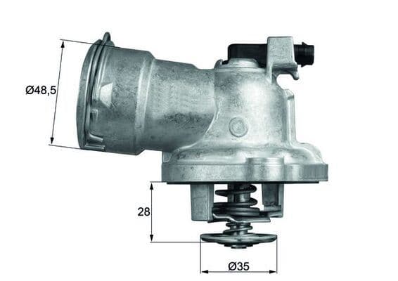 Termostat 87 C Mercedes OM642 W204 S204 C219 W211 W221