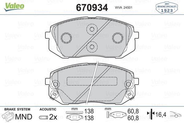 Ön Fren Balata Hyundai İX35 2.0L D4HA CRDi Dizel 136hp 10-15 / Kia Sportage 2.0L D4EA D4HA Dizel 06-15 Aşınma İkaz Kontağı Dahil - Şimli