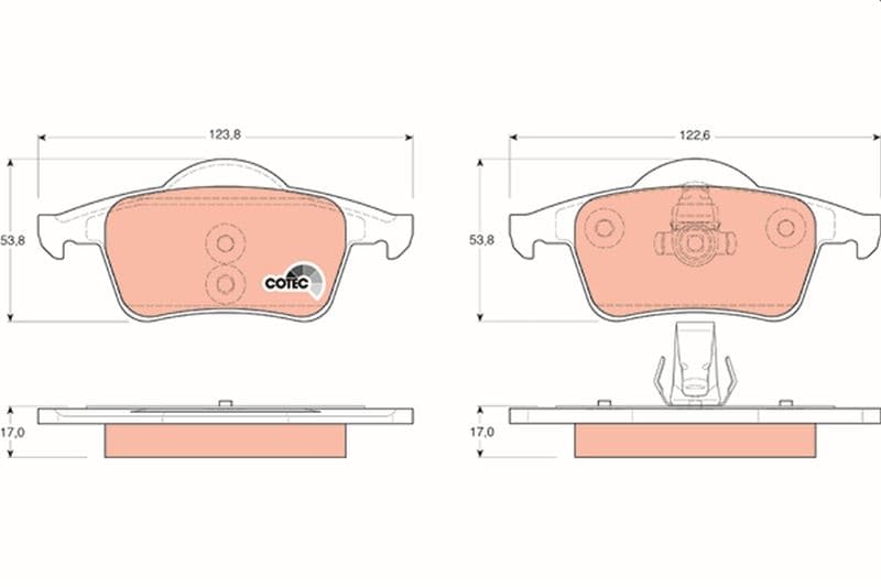 Arka Balata Volvo S60 2000-2010 S80 1998-2006 V70 97-07 XC70 97-07 S70 97-00