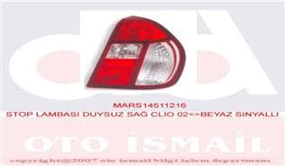 Stop Lambasi Duysuz Sağ Clio 02 >Beyaz Sinyalli