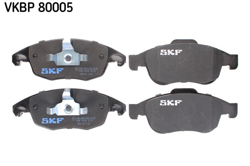 Ön Fren Balatası Peugeot Partner 08>11 P5008 09>17 Citroen Berlingo 08> C4 Picasso 06>15 DS4 11>18 D S5 15>18 283mm