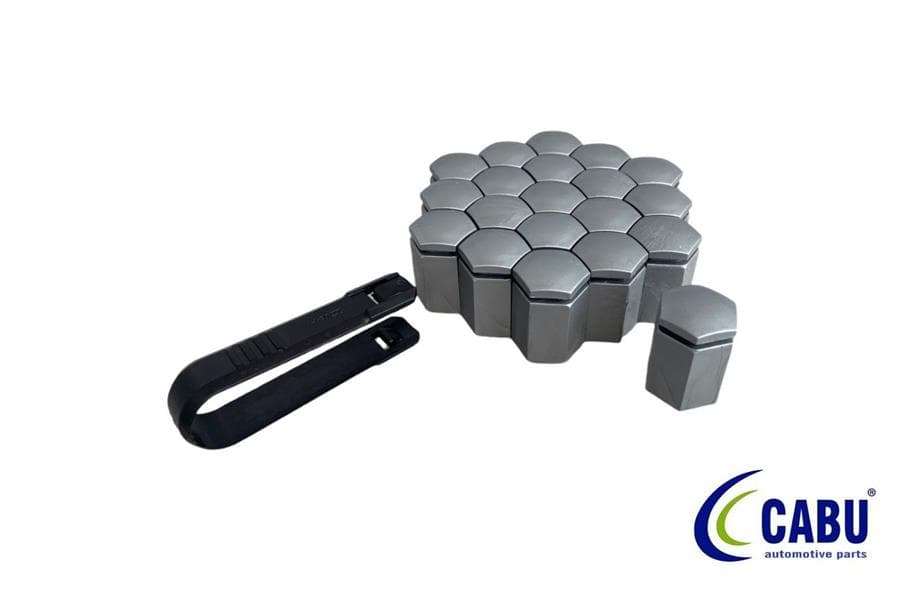 Bijon Kapağı Metalik Gri 17X32mm Astra F-G-H. Corsa B-C-D.vectra A-B. Zafira B.omega B 20 Adet 220644