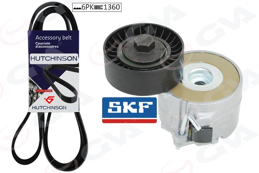 Alternatör Gergi Kiti Kütüklü Astra J 10 > Corsa D 06- Corsa E 14- 1.3CDTI K016PK1360 Dte-DTC